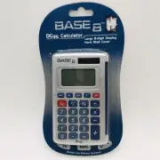 BASE 8 DG35 Calculator Large 8 Digit Display Hard Shell Cover
