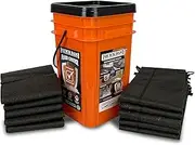 Quick Dam Grab and Go Flood Kit - Includes 10 Flood Barriers and Bucket, Model Number QDGG-5-10