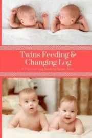 TWINS FEEDING & CHANGING LOG BOOK (TWINS FEEDING LOG BOOK) By Susan Note **NEW**