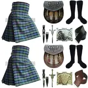 Traditional Handmade Murray of Athol Ancient Tartan Kilt Outfit For Men Kilt