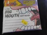 3 pads.Big Mouth, Pain in the Ass, and SHI** Ozze Self stick Removable Notes