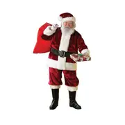 Rubies Santa Suit Crimson Regency Deluxe Costume Christmas Party