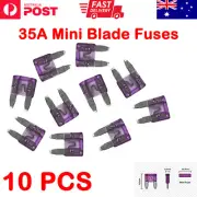 10 Pcs 35A Mini Blade Fuses - Purple Car Truck Auto Fuses 35 Amp Fuse AU Stock