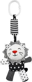 BESTonZON Adorable Black White Bed Bell Pendant Toy Animal Themes Wind Chime for Infants Stroller Pendant (Pattern Random)