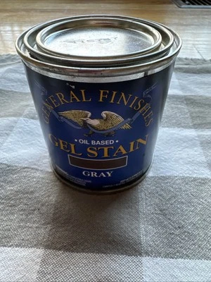 General Finishes Gel Stain Gray 1/2 pint
