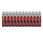 Soudal 101459 Fix ALL High Tack Sealant 290ml, Black (Box of 12)