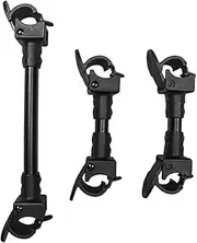 PERSELOSO 3pcs Stroller Connectors for Twins Pram Cart Connector Stroller Hooks for Twin Pushchair Linking