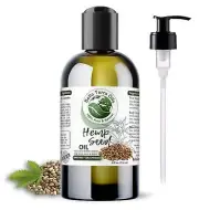 8oz Hemp Seed Oil - Pure, Cold-Pressed, All-Natural Oil for Beauty & Wellness