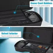 for Steam Deck - Slim Fit Shockproof Protective Case with 16 Game Carrying Case