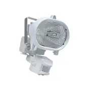 Linear Security Flood Light with Sensor R7s in White Superlux Lighting - KS150-WH