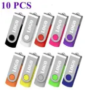 wholesale 10 pack usb flash drive 2.0 memory stick pendrive 8MB-64GB custom LOGO