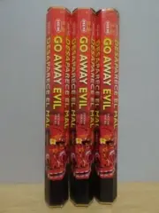 Go Away Evil Incense 3 Packs x 20 Sticks HEM Hex Free Post AU