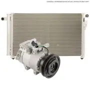 For 2019 Mini Cooper AC Compressor w/ A/C Solenoid Clutch, Condenser & Drier TCP (for: Mini)