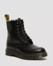 Dr Martens 8 Hole 1460 Serena Black Atlas 27787001 Lined