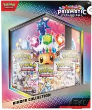 Pokemon Prismatic Evolutions Binder Collection! X2. 2 Binder Collections!!