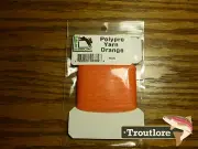 HARELINE DUBBIN POLYPROPYLENE POLY YARN ORANGE - NEW FLY TYING MATERIALS