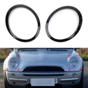 Headlight Bezel Ring Trim Cover For BMW Mini Cooper R50 R52 R53