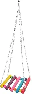 ORFOFE Hanging Swing for Birds Creative Parrot Hammock Durable Bird Swing Safe and Decorative Pet Supply for Parakeets Cockatiels and