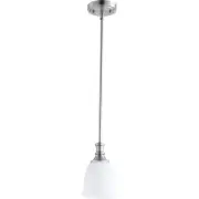 Quorum International 3811-65 Richmond Mini Pendant Satin Nickel