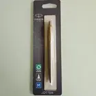 PARKER Ballpoint Steel Pen Refillable JOTTER Medium point Blue Ink NEW