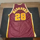Jamal Mashburn Vintage Player Issue Jersey Hayes Dead Nice Embroidered 90s NBA