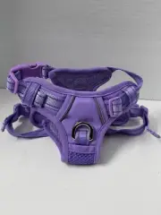 PoyPet No Pull Dog Harness Small Purple With Padded Cushioning