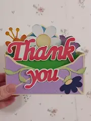 Paper piecing, scrapbook, Gratitude Paper Card, Thanksgiving Card, Handmade Card