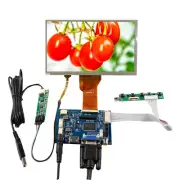 HD VGA AV LCD Controller Board 7inch AT070TN92 Resistive Touch LCD Display