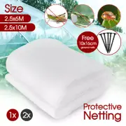 6/10M Garden Netting Crops Plant Protect Mesh Bird Net Insect Animal 1/2X