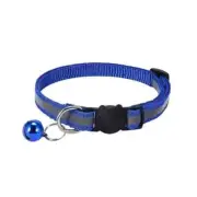Safe Paws Solid Print Breakaway Cat Collar, Royal Blue