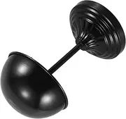 Alipis Black Hat Stand Sturdy Iron Display Holder for Baseball Caps Wigs and Cosplay Masks Creative Design for Home Salon Boutique and Shop Use Construction