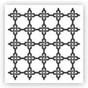 Pattern #17 Stencil - Choose a Size - Laser-Cut Reusable Plastic