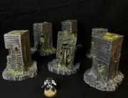 Chaos Plague Monoliths WargamingTerrain Objectives Compatible With Warhammer 40k