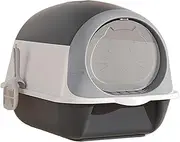 Large Kitty Litter Pan with Lid and Scoop Hooded Cat Litter Box Portable Pet Toilet for Kitten/Kitty/Rabbit Litter Tray