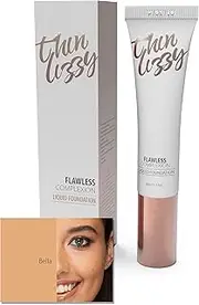 Thin Lizzy Flawless Complexion Natural Liquid Foundation, Full Coverage, Natural & Flawless Finish, Bella