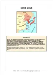CHINA (MANCHUKUO) - Print Your Own Stamp Album - 1932 to 1945 - for A4 paper