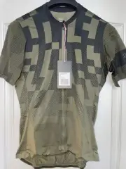 Rapha Womens Short Sleeve Souplesse Flyweight Cycling Jersey Size Large Print