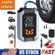 Tire Inflator Car Air Pump Compressor Electric Portable Auto 12V Volt 150 PSI