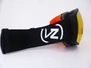 Von Zipper JETPACK Snow Goggles Black - Fire Chrome + Yellow Lens w/ Hard Case