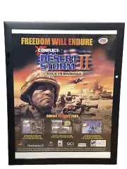 Conflict Desert Storm Ii 2 Advertisement Original Print Ad / Framed