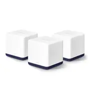 Mercusys Halo H50G(3-pack) AC1900 Whole Home Mesh Wi-Fi System, 500m , 1300Mbps/600Mbps, 3xGigabit Port Per Unit, QoS, Router, Access Point Halo H50G(3-pack)