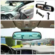 4.3 inch TFT LCD Dual Screen Car SUV Rearview Mirror Monitor 4CH HD with Bracket (for: Porsche)