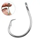 Fishing Tuna Circle Hooks 39950SS Series Stainless Steel Big Game Saltwater Hook