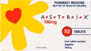 ASTRIX Aspirin Tablets 100Mg 112 Tablets