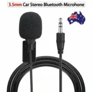 Mini 3.5mm Microphone Car Radio Stereo GPS bluetooth Audio DVD External Mic Clip