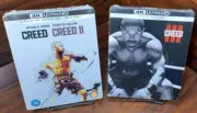 Creed 3 Movie Collection 4K/Blu-ray Steelbook - EU IMPORT-NEW-Free Box SHIPPING!