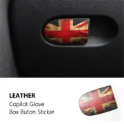 PU Trim Sticker Co-pilot glove Box Button Panel for Mini Cooper F55 Hardtop 03. (for: Mini)