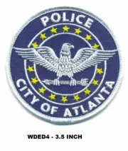 THE WALKING DEAD POLICE PATCH - WDED4