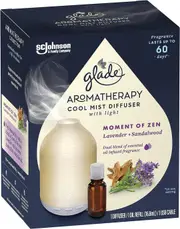 Glade Aromatherapy Cool Mist Diffuser Device + 1 Refill - Lavender and Sandalwood