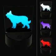 Berger Picard Dog Solid 3D Illusion LED Night Light Sign Lamp